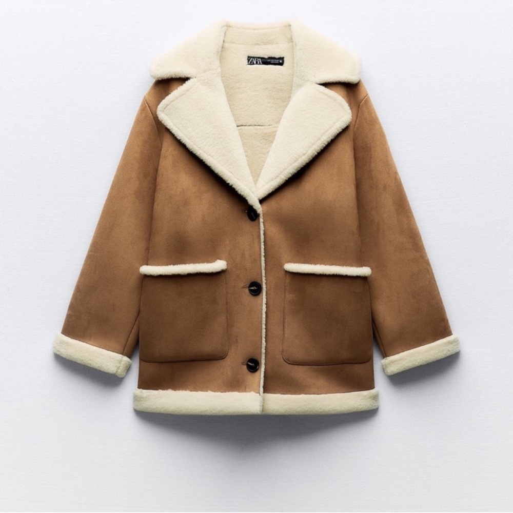 Zara Tan and Cream Jacket